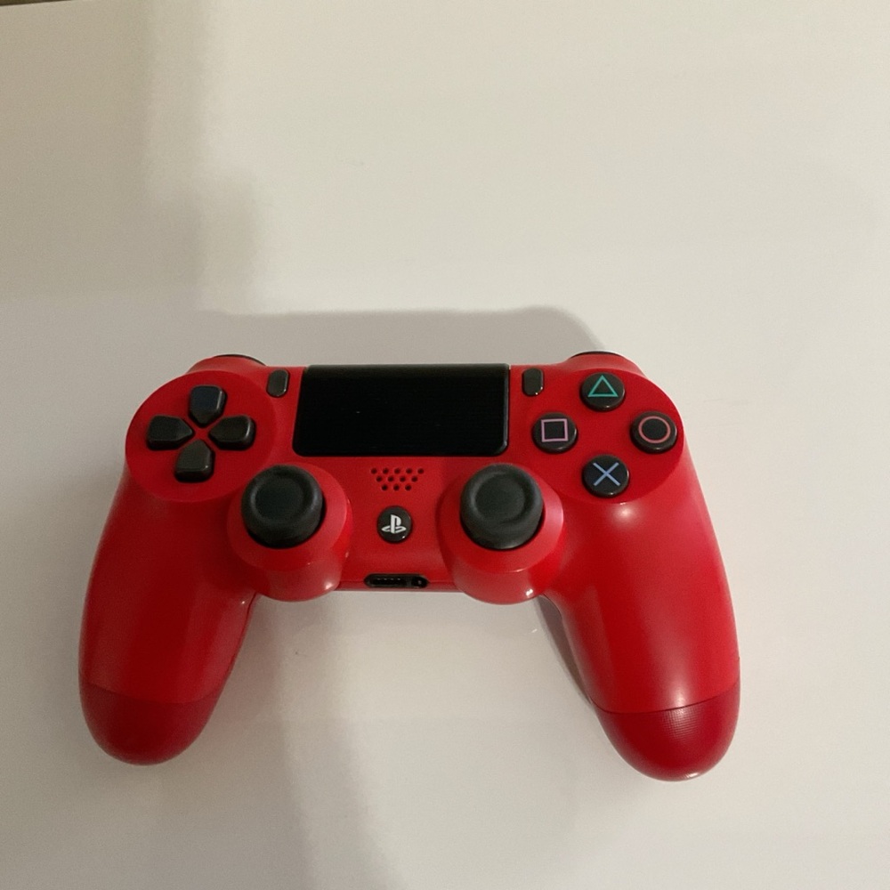 Red Wireless Game Controller